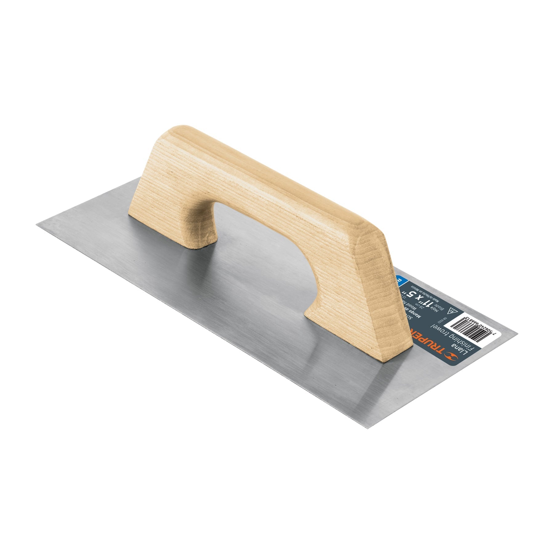 Llana 11' canto recto, tipo espa–ol, mgo madera, Truper