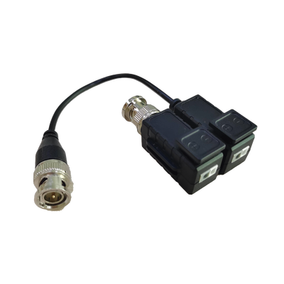 EPCOM TITANIUM - Kit de Transceptores (Baluns) con Terminal PUSH SUPERIOR, Resolución 5MP , Cable flexible COAXIAL Blindado / COAXITRON / AUDIO POR COAXITRON / Menu OSD /Conector 100% COBRE / protección TVS, Calidad PREMIUM