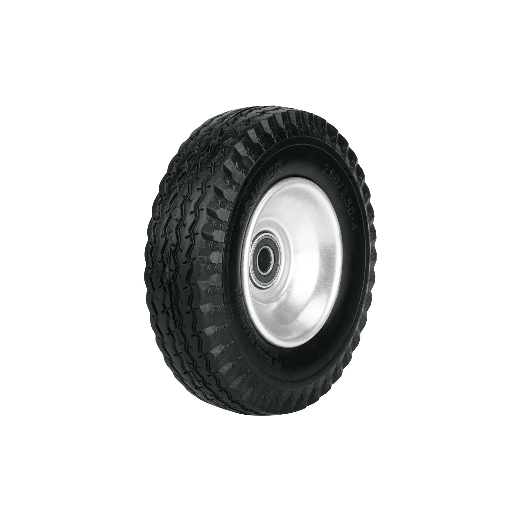 Rueda imponchable 8' para eje lateral, Truper