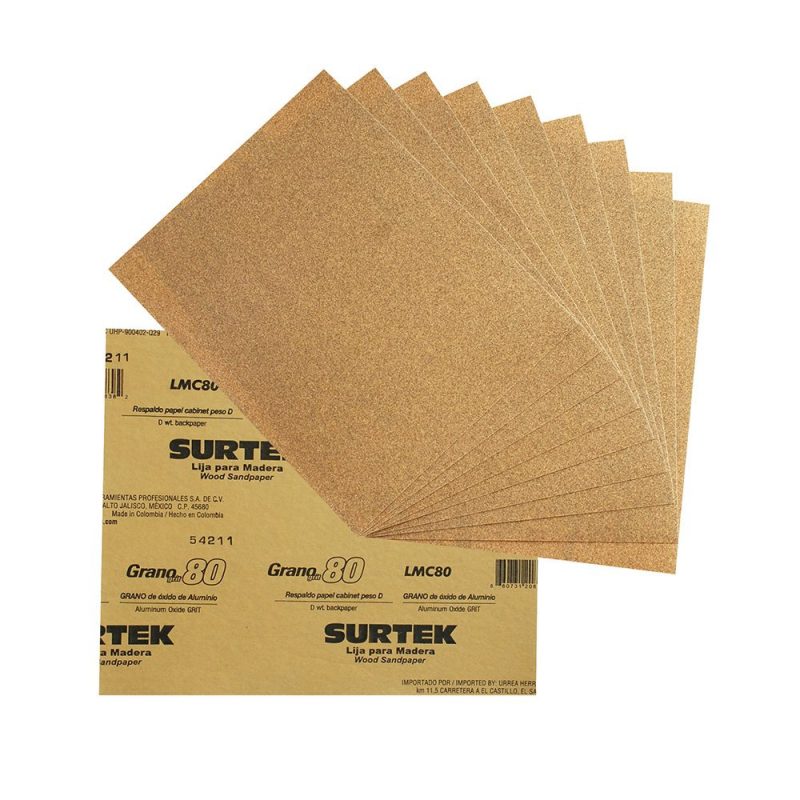 Urrea - Lija papel cab p/mad gno 120