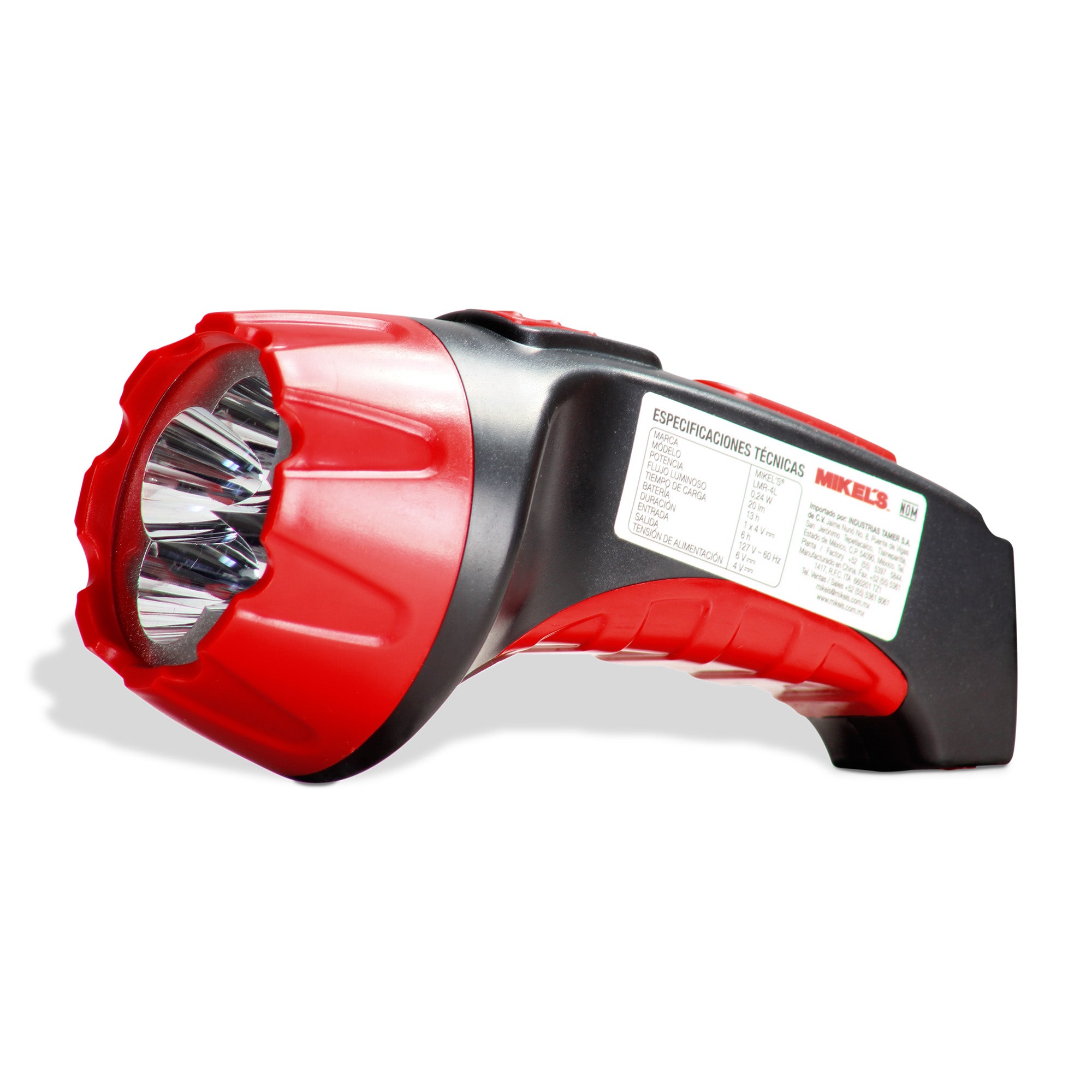 Lámpara 4 LEDS recargable