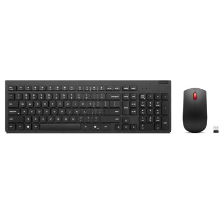 LENOVO - Lenovo Kit de Teclado y Mouse inalámbricos esenciales Gen2 Black-LA Spanish 171 (sin baterias)