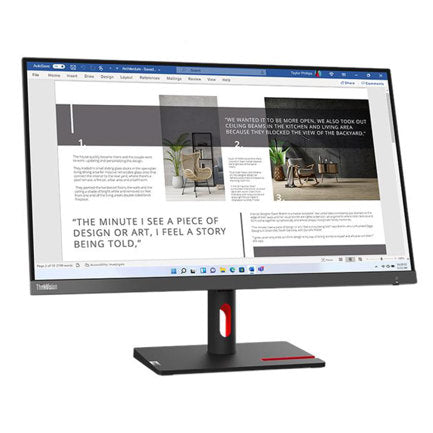 LENOVO - Monitor Lenovo ThinkVision S27i-30 de 27" 1920x1080 Full HD 1080p 4ms 100Hz Color Negro