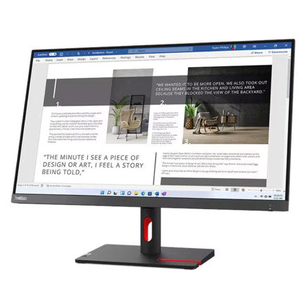 LENOVO - Monitor Lenovo ThinkVision S27i-30 de 27" 1920x1080 Full HD 1080p 4ms 100Hz Color Negro
