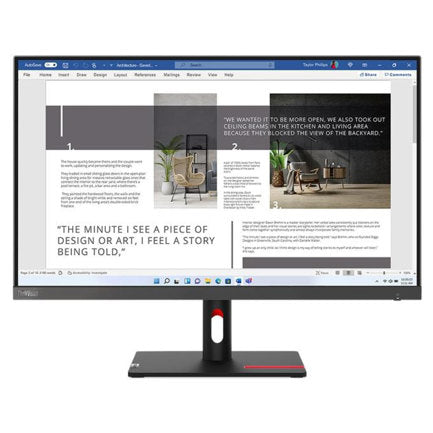 LENOVO - Monitor Lenovo ThinkVision S27i-30 de 27" 1920x1080 Full HD 1080p 4ms 100Hz Color Negro