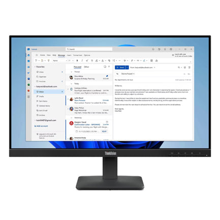 LENOVO - Monitor Lenovo ThinkVision S24-4e 23.8" WLED 1920x1080 HDMI/VGA