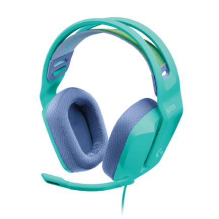 LOGITECH - Audífonos Logitech G335 Gaming Micrófono/Cable 3.5mm Color Menta