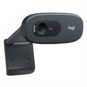 LOGITECH - Cámara Web Logitech C270 HD 720p Plug-Play Micrófono Integrado Color Negro