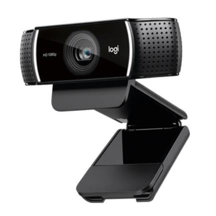 LOGITECH - Camara Web Logitech C922 Pro para Streaming HD 1080p USB Color Negro