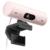 LOGITECH - Cámara Web Logitech Brio 500 FHD Resolución 1080p Corrección Iluminación Encuadre Automático Color Rosa