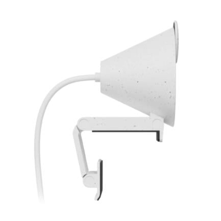 LOGITECH - Cámara Web Logitech Brio 300 1080p USB-C con Corrección Iluminación Automática Micrófono Color Blanco Crudo