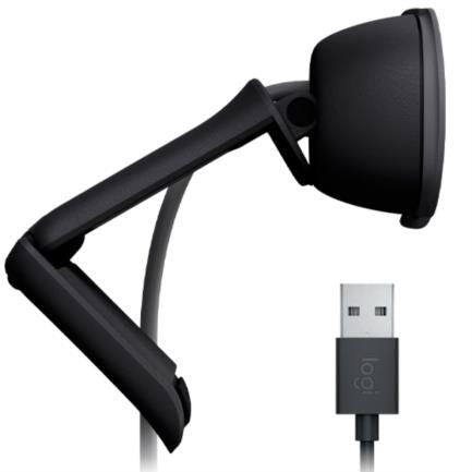 LOGITECH - Cámara Web Logitech Brio 100 RTL Full HD 1080p Micrófono Integrado Conectividad USB Color Grafito