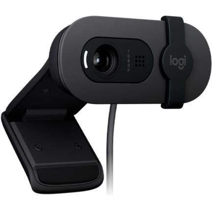 LOGITECH - Cámara Web Logitech Brio 100 RTL Full HD 1080p Micrófono Integrado Conectividad USB Color Grafito