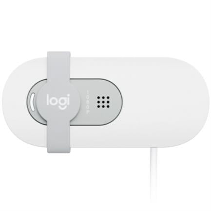 LOGITECH - Cámara Web Logitech Brio 100 RTL Full HD 1080p Micrófono Integrado Conectividad USB Color Blanco