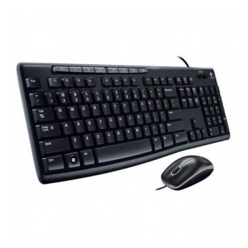 LOGITECH - Teclado y Mouse Logitech Media Combo MK200