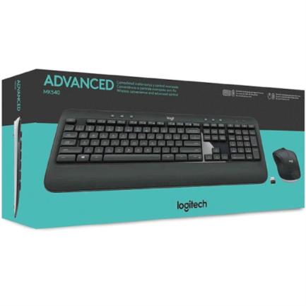 LOGITECH - Teclado y Mouse Logitech Advanced MK540 Inalámbrico USB Color Negro