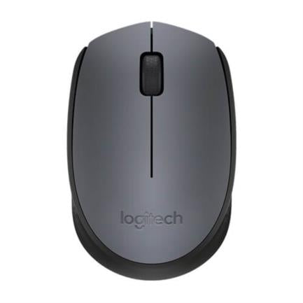 LOGITECH - Mouse Logitech M170 Inalámbrico Plug and Play USB Color Negro-Gris