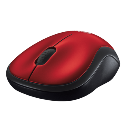 LOGITECH - Mouse Logitech M185 Inalámbrico Color Rojo