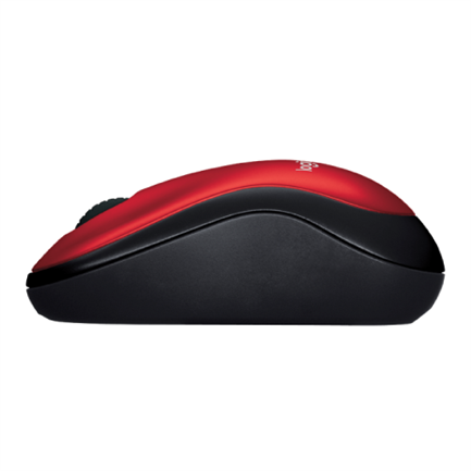 LOGITECH - Mouse Logitech M185 Inalámbrico Color Rojo