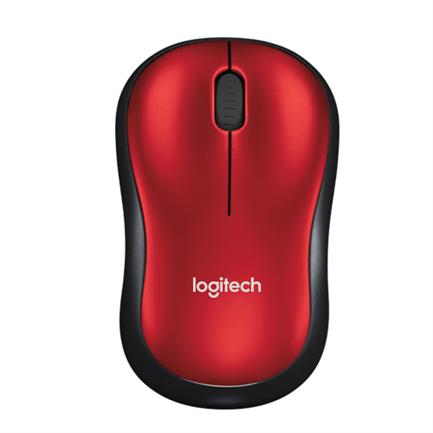 LOGITECH - Mouse Logitech M185 Inalámbrico Color Rojo