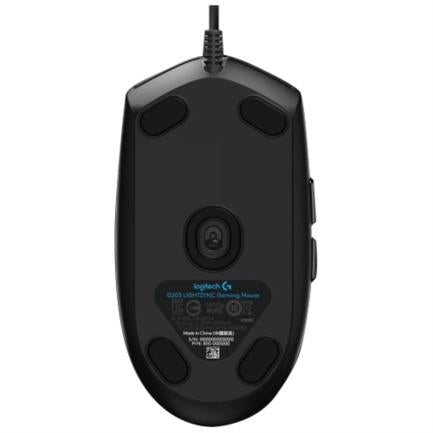 LOGITECH - Mouse Logitech G203 Lightsync Gaming 8000 dpi RGB Color Negro
