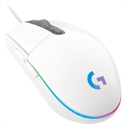 LOGITECH - Mouse Logitech G203 Lightsync Gaming 8000 dpi RGB Color Blanco