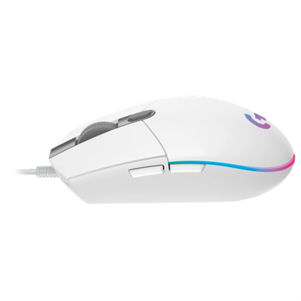 LOGITECH - Mouse Logitech G203 Lightsync Gaming 8000 dpi RGB Color Blanco
