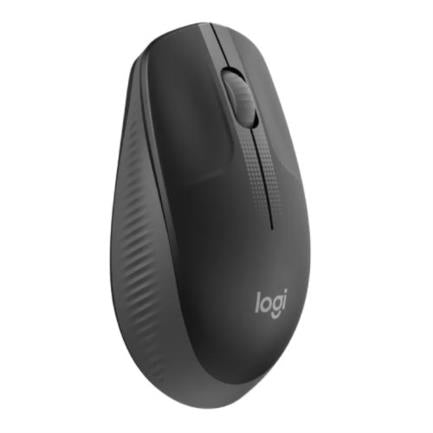 LOGITECH - Mouse Logitech M190 Full Size Inalámbrico 1000 dpi USB Color Gris