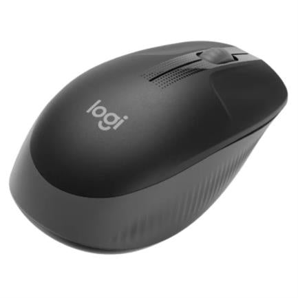 LOGITECH - Mouse Logitech M190 Full Size Inalámbrico 1000 dpi USB Color Gris