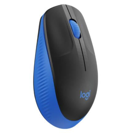 LOGITECH - Mouse Logitech M190 Full Size Inalámbrico 1000 dpi USB Color Azul