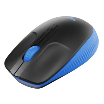 LOGITECH - Mouse Logitech M190 Full Size Inalámbrico 1000 dpi USB Color Azul