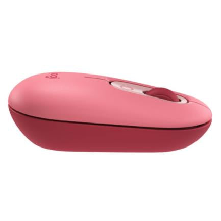 LOGITECH - Mouse Logitech Pop Inalámbrico Emoji Personalizable Color Rosa Coral