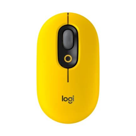 LOGITECH - Mouse Logitech Pop Inalámbrico con Función Emojis Personalizable 1000dpi Color Blast