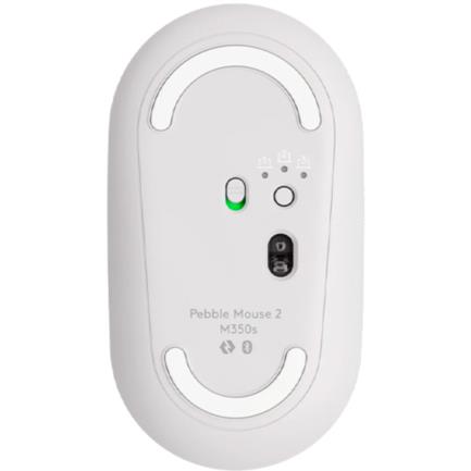 LOGITECH - Mouse Logitech Pebble 2 M350s Inalámbrico Bluetooth 4000dpi Color Blanco