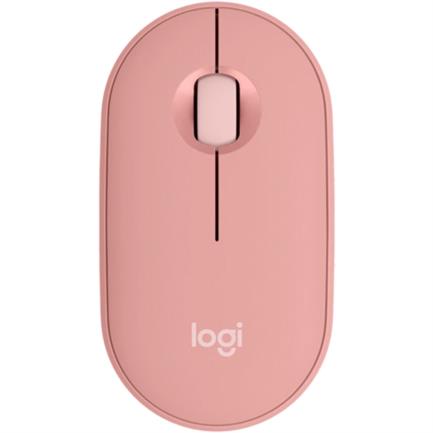 LOGITECH - Mouse Logitech Pebble 2 M350s Inalámbrico Bluetooth 4000dpi Color Rosa
