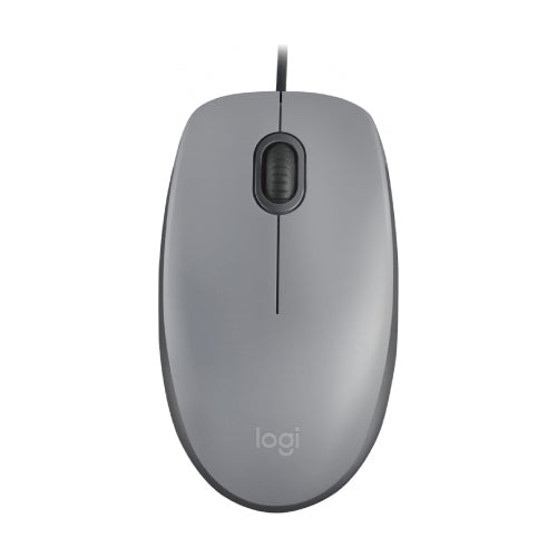 LOGITECH - Mouse Logitech Alambrico M110 Silent Gray