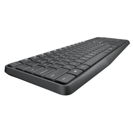 LOGITECH - Kit Teclado y Mouse Logitech MK235 Inalámbrico USB Color Negro