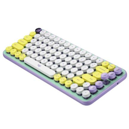 LOGITECH - Teclado Logitech Pop Mecánico Teclas Emoji Personalizables Color Fresh Vibes