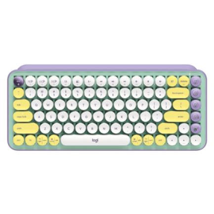 LOGITECH - Teclado Logitech Pop Mecánico Teclas Emoji Personalizables Color Fresh Vibes
