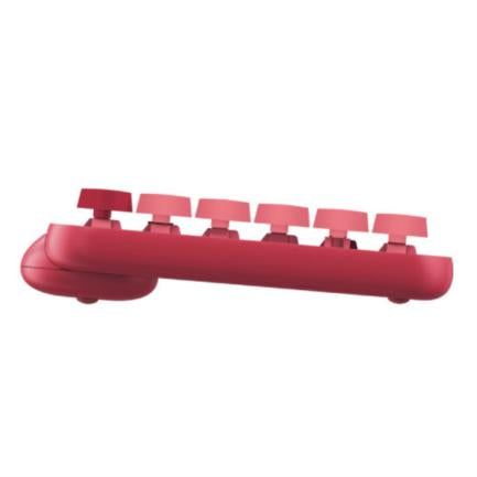 LOGITECH - Teclado Logitech Pop Mecánico Teclas Emoji Personalizables Color Rosa Coral