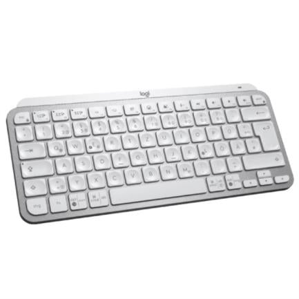 LOGITECH - Teclado Logitech MX Keys Mini Inalámbrico Minimalista Color Gris Claro
