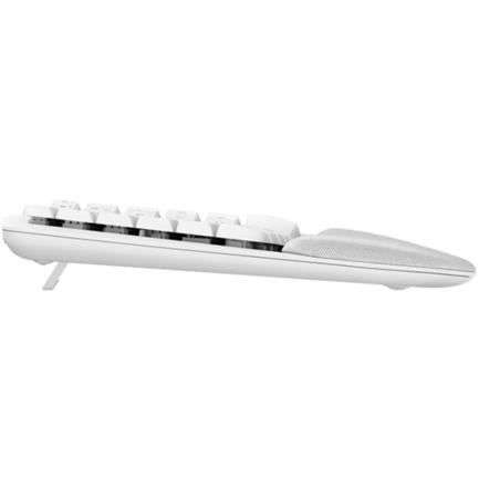 LOGITECH - Teclado Inalámbrico Logitech Wave Keys Alcance 10 m Color Blanco