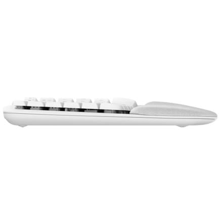 LOGITECH - Teclado Inalámbrico Logitech Wave Keys Alcance 10 m Color Blanco