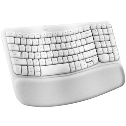 LOGITECH - Teclado Inalámbrico Logitech Wave Keys Alcance 10 m Color Blanco