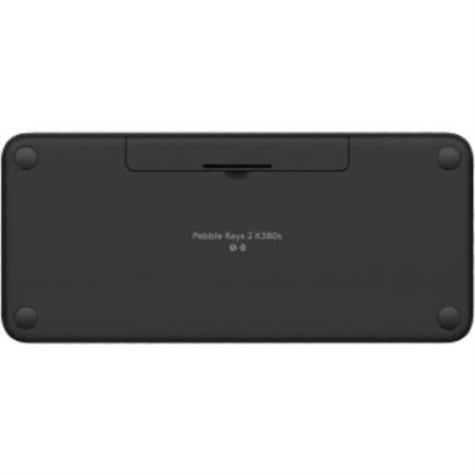 LOGITECH - Teclado Bluetooth Logitech Pebble Keys 2 K380S Emparejamiento Multidispositivo Inalámbrico Color Grafito