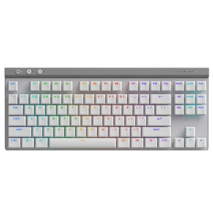 LOGITECH - Teclado Logitech G515 LightSpeed TKL Inalambrico  Gaming  USB Color Blanco