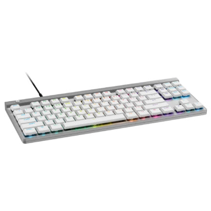 LOGITECH - Teclado Logitech G515 TKL Wired Gaming  USB Color Blanco