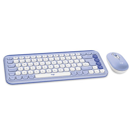 LOGITECH - Teclado y Mouse Logitech Pop Icon Lila