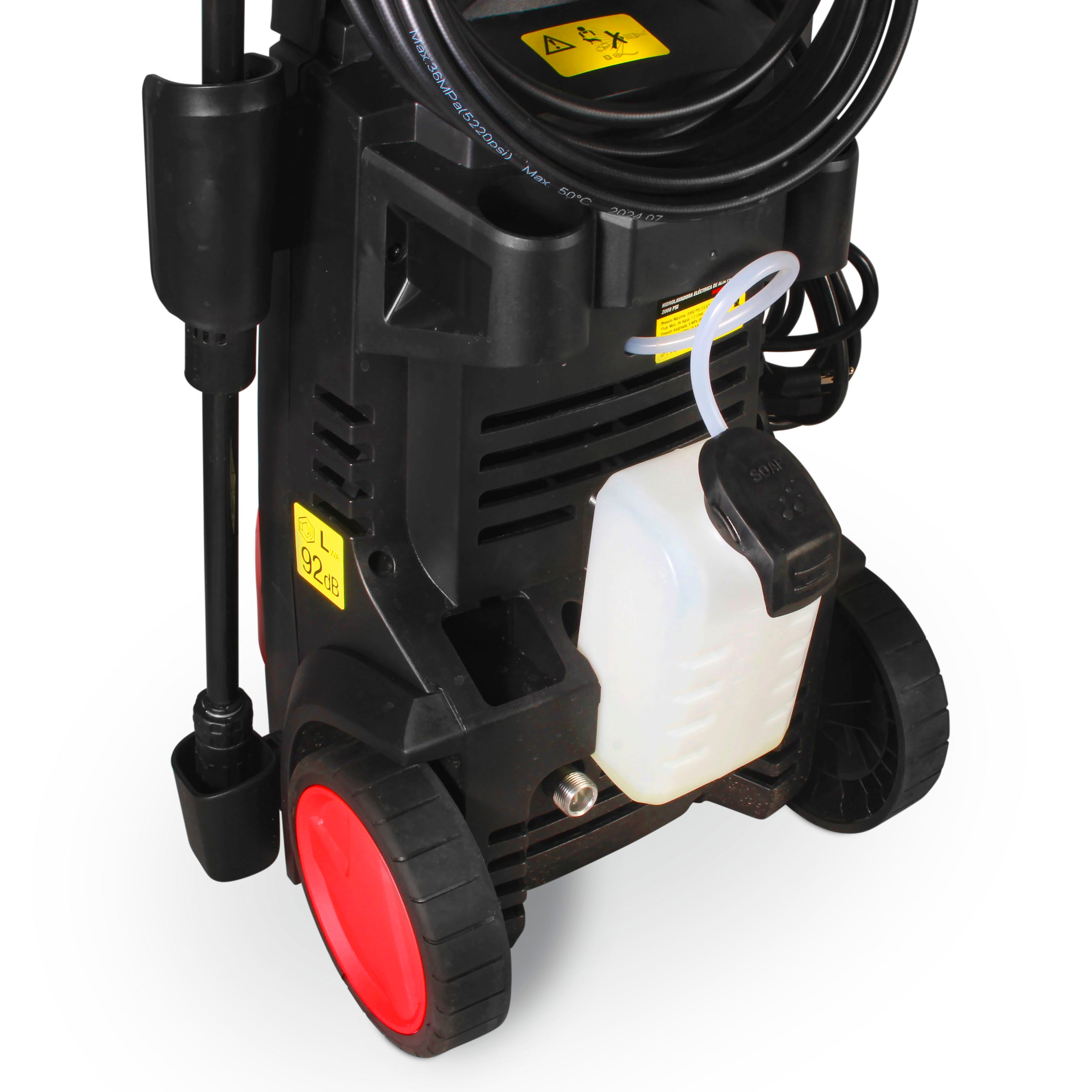 Hidrolavadora de alta presión eléctrica motor de inducción (2,000 PSI)