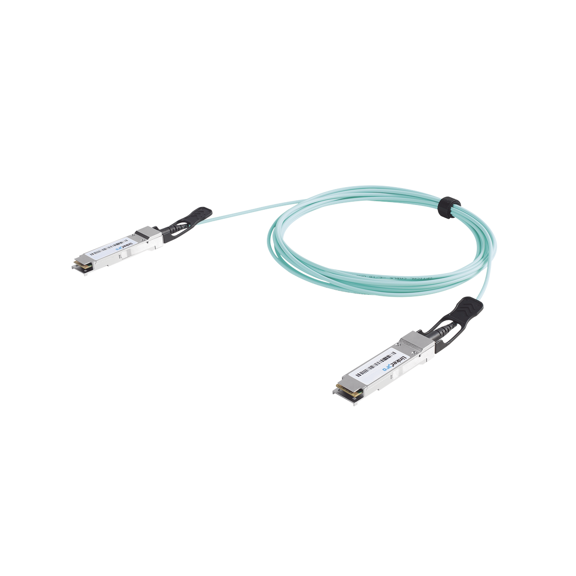 LINKEDPRO - Cable AOC QSFP+ de 40 Gbps a 40 Gbps / Cable de fibra óptica Activo / Longitud: 20 metros